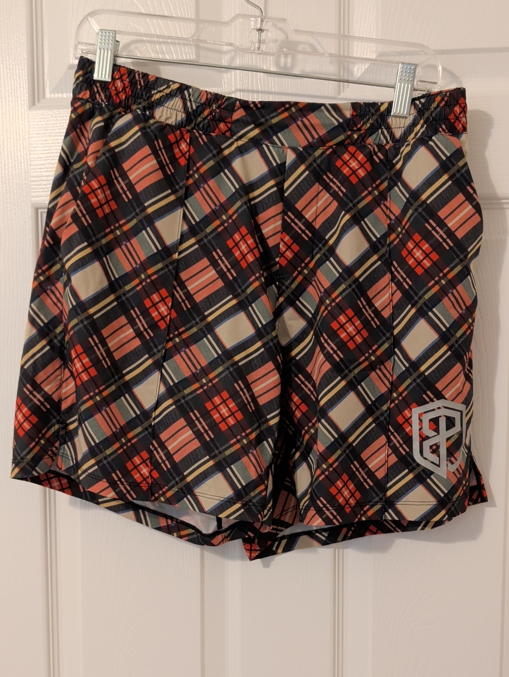 Born Primitive Men's Plaid Athletic Shorts Christmas Holiday